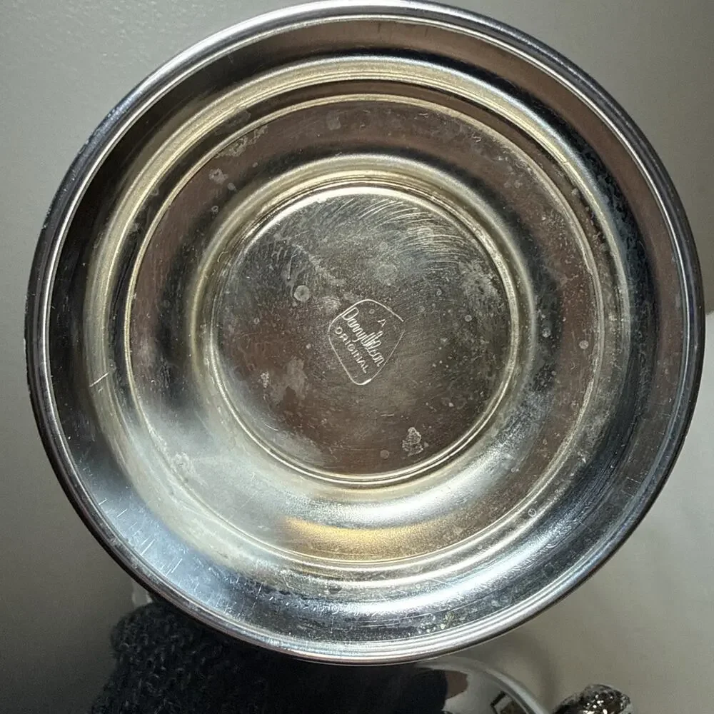 Vintage Dorothy Thorpe Originals Chrome Coffee Set MCM Hollywood Regency 3pc - Picture 7 of 15